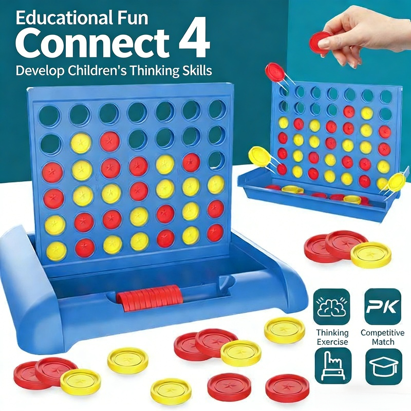 Strategy Board Game - Connect 4 Game - Classic Strategy