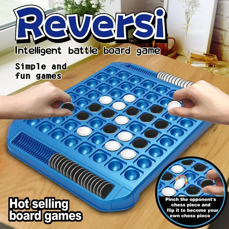 Strategy Board Game - Dual-Side Flip Board Strategy Game for