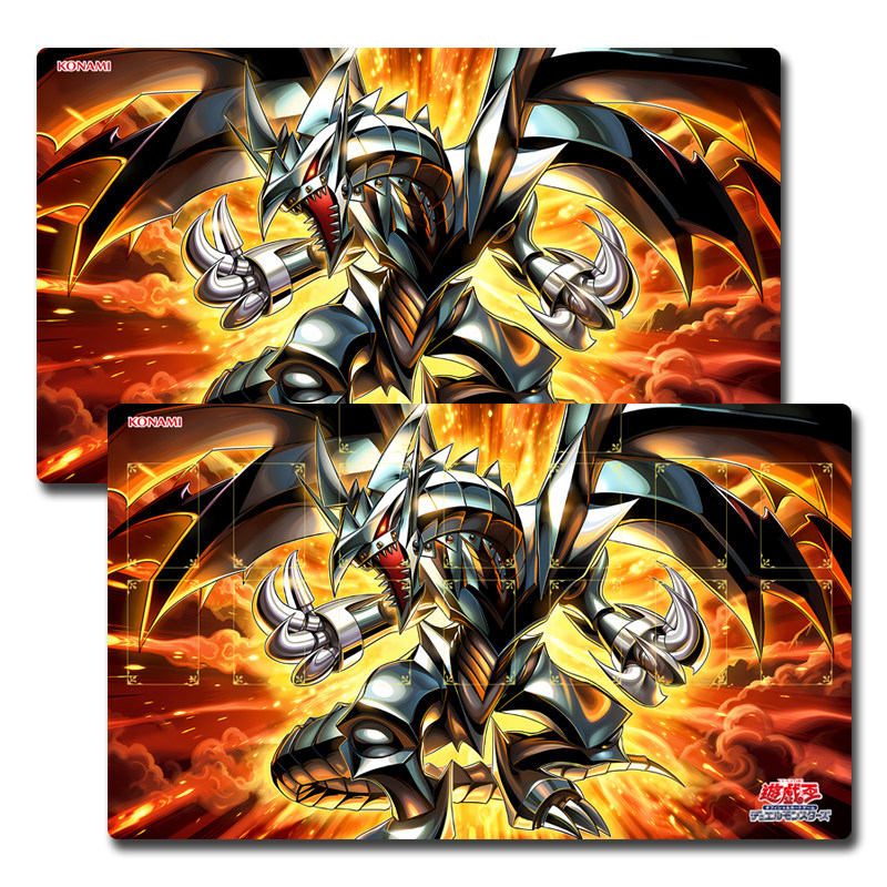 Board Game Yugioh - 600x350mm Yu-Gi-Oh! OCG Red-Eyes Black Fullmetal
