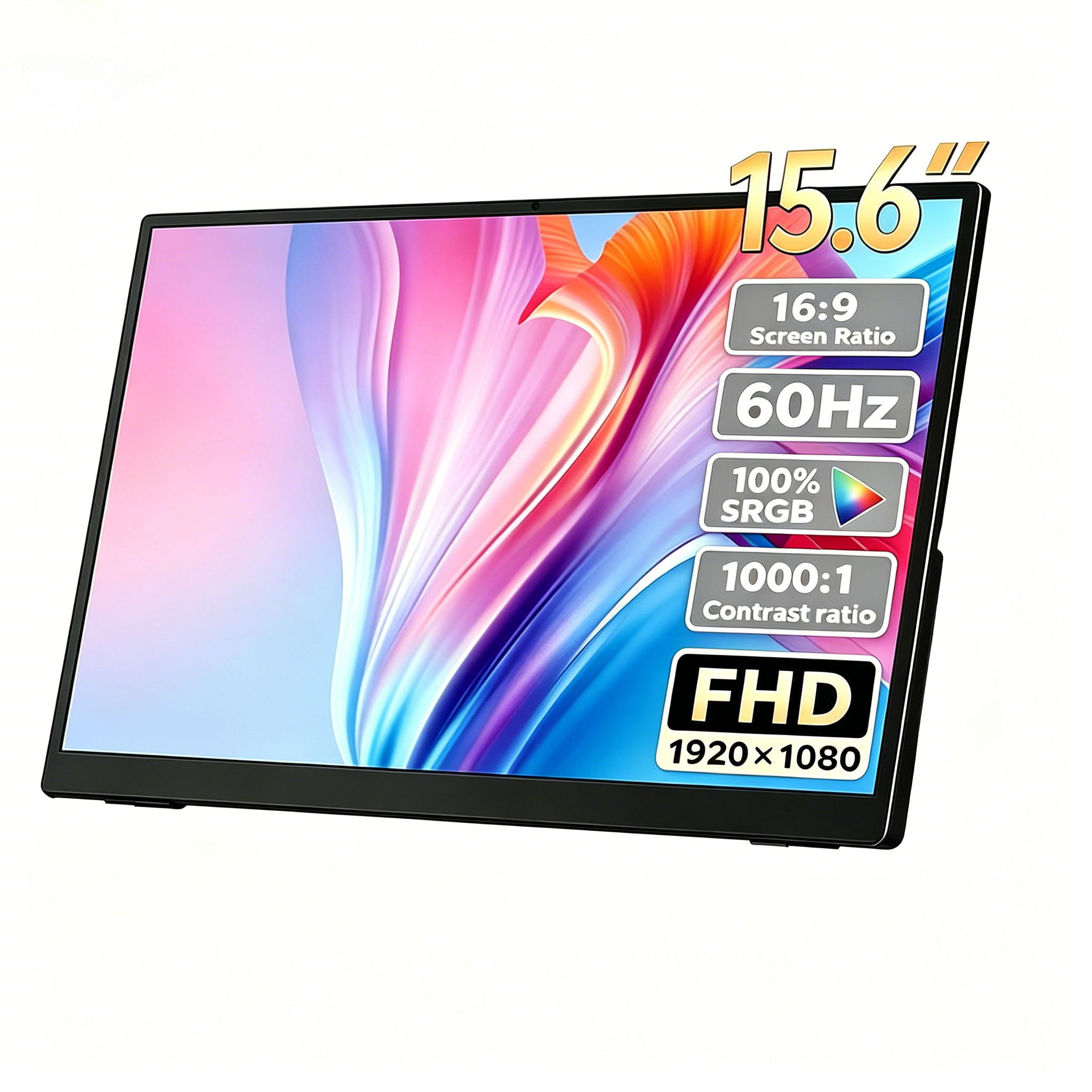 Board Game Journal - 15.6 Inch 1080P Portable Monitor 16:9