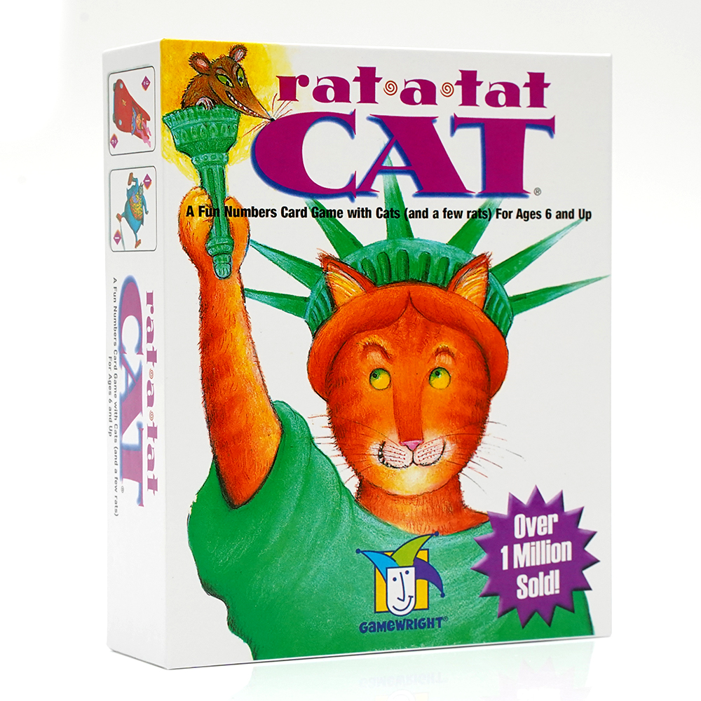 Rat a Tat Cat - Fun Numbers ca - Board Game Logo ulasan dan harga
