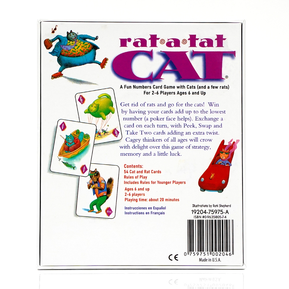 Rat a Tat Cat - Fun Numbers ca - Board Game Logo ulasan dan harga
