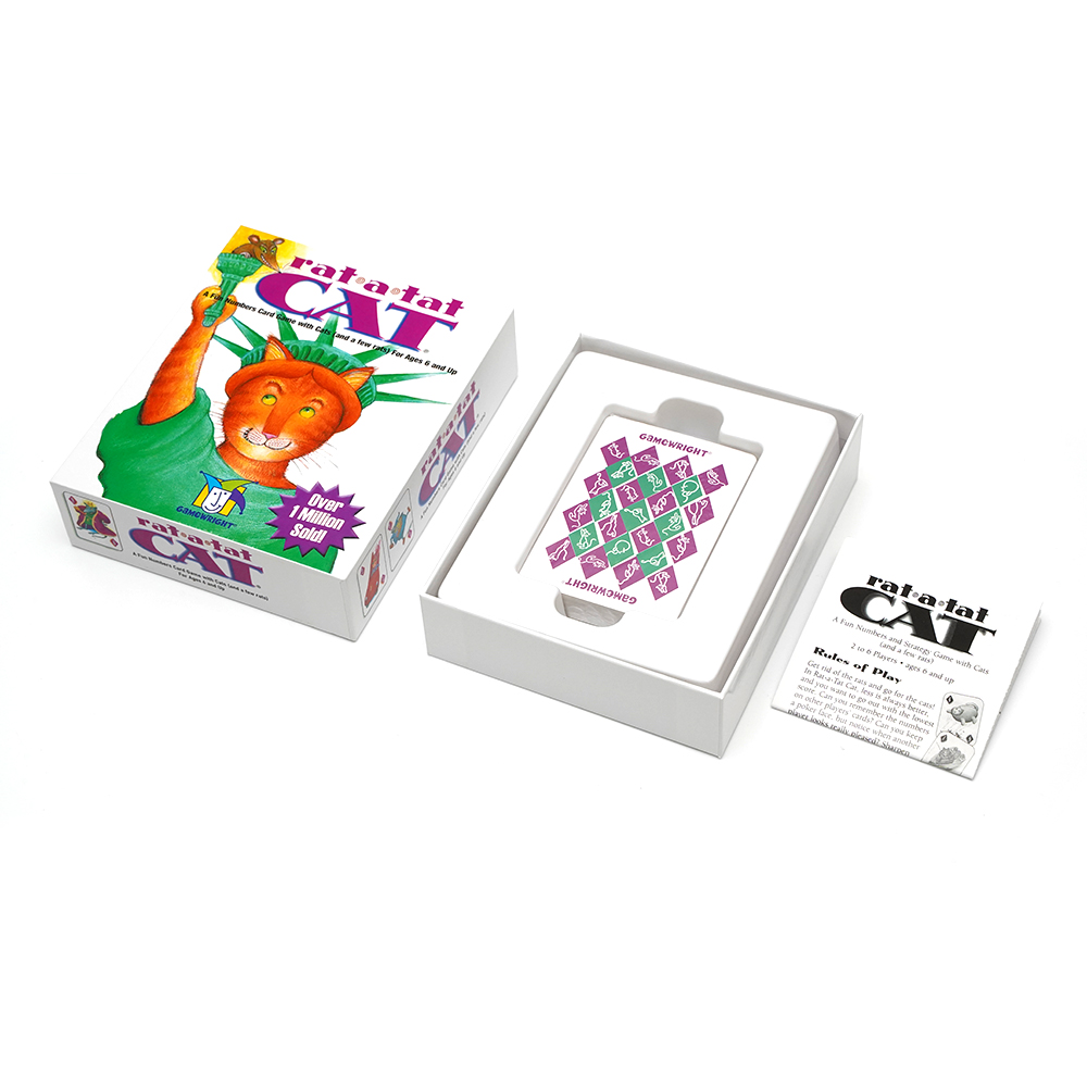 Rat a Tat Cat - Fun Numbers ca - Board Game Logo ulasan dan harga