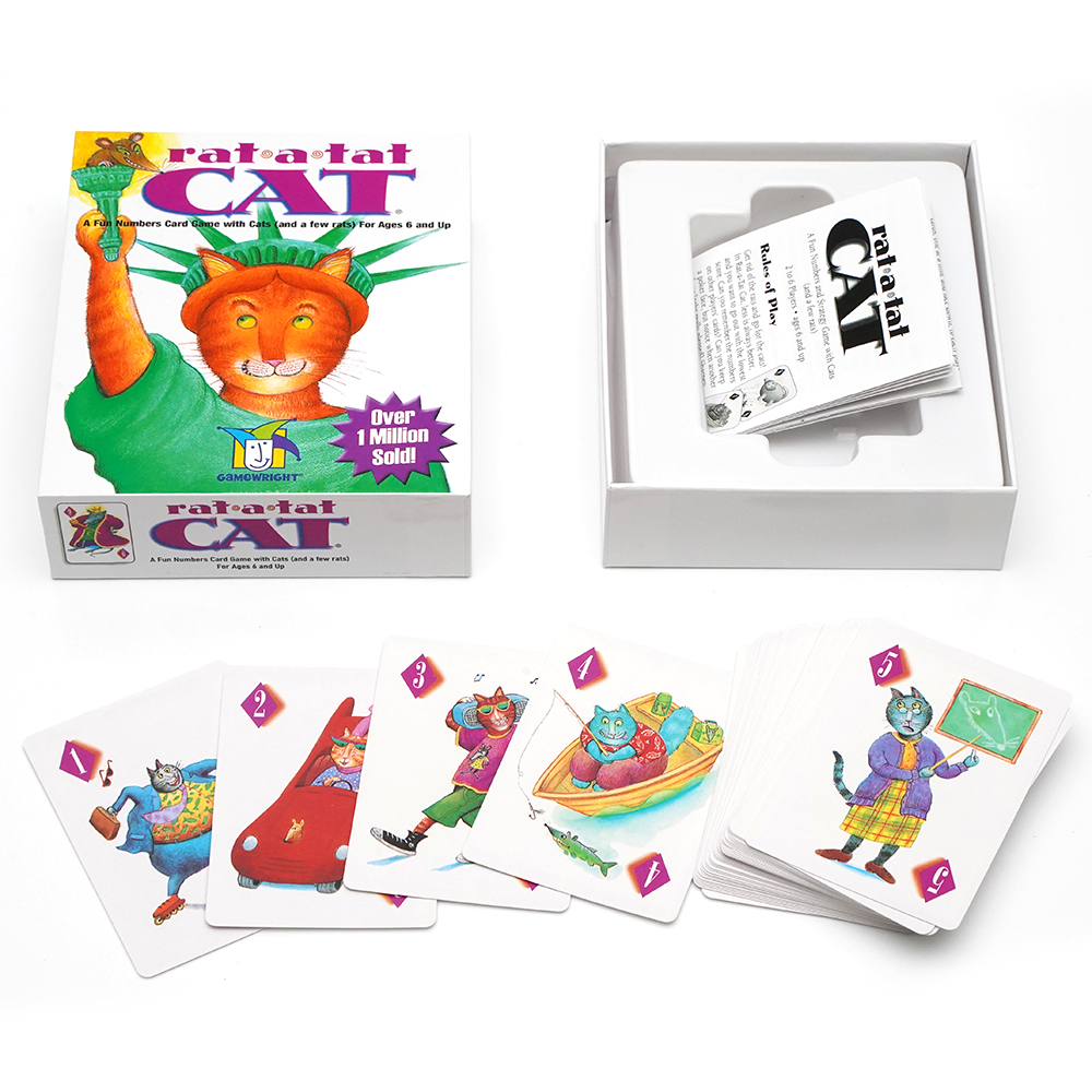 Rat a Tat Cat - Fun Numbers ca - Board Game Logo ulasan dan harga