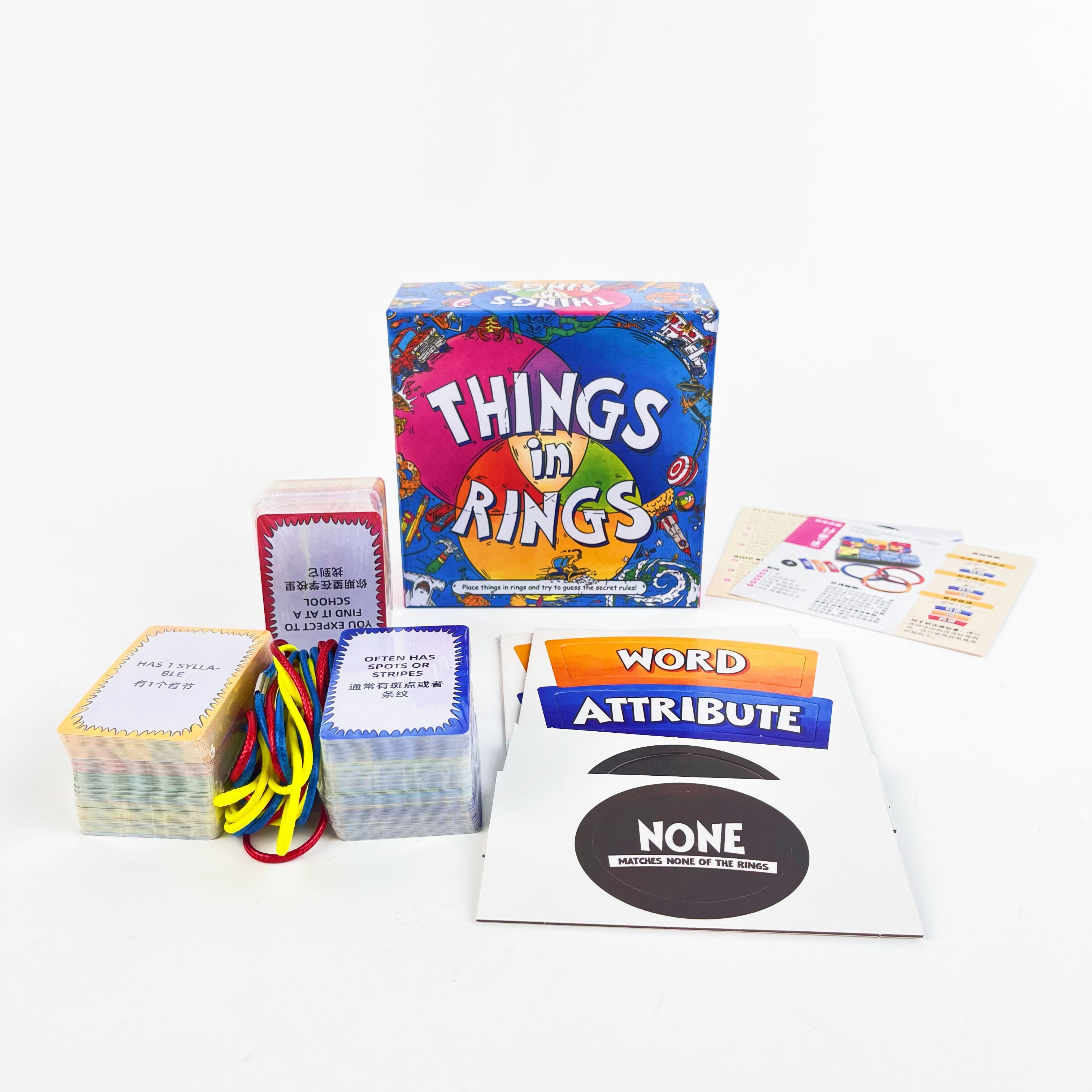 Things In Rings Family Card Li - Board Game Logo ulasan dan harga