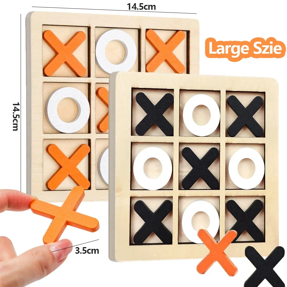 Wooden XO Tic Tac Toe Game Min - Board Game Recommendation ulasan dan harga