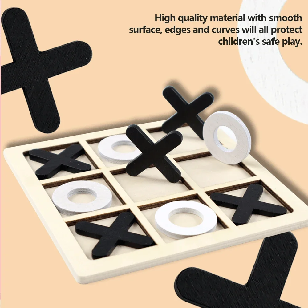 Wooden XO Tic Tac Toe Game Min - Board Game Recommendation ulasan dan harga