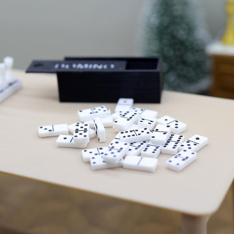 1 Set 1:12 Dollhouse Accessori - Board Game China ulasan dan harga