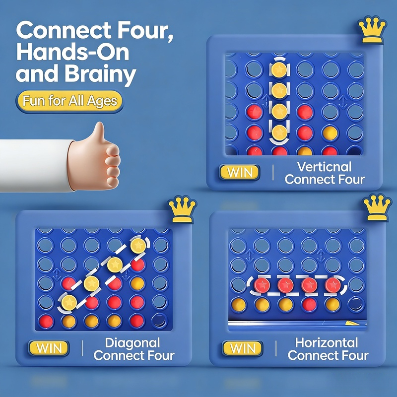 Connect 4 Game - Classic Strat - Strategy Board Game ulasan dan harga