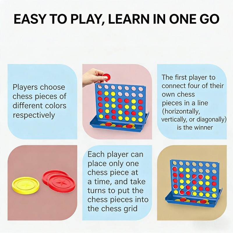 Connect 4 Game - Classic Strat - Strategy Board Game ulasan dan harga