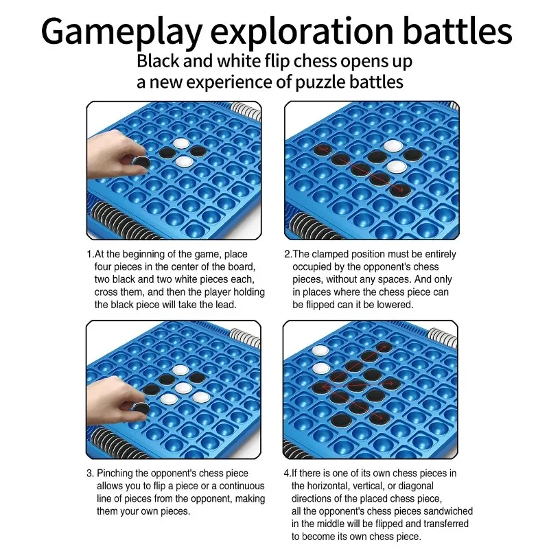 Dual-Side Flip Board Strategy  - Strategy Board Game ulasan dan harga