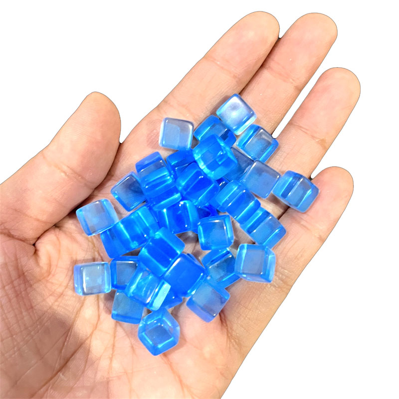 100pcs/set 8mm Clear Cube Dice - Board Game Illustration ulasan dan harga