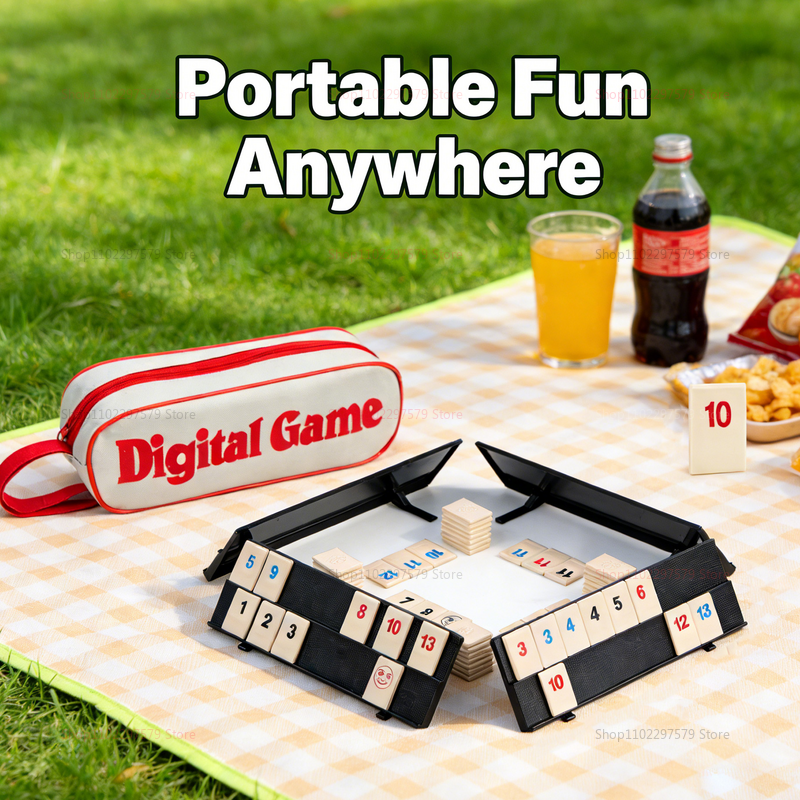 2026 New Rummy Cube Game Set w - Board Game Sequence ulasan dan harga
