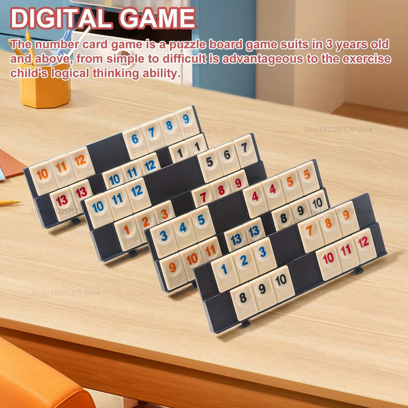 2026 New Rummy Cube Game Set w - Board Game Sequence ulasan dan harga