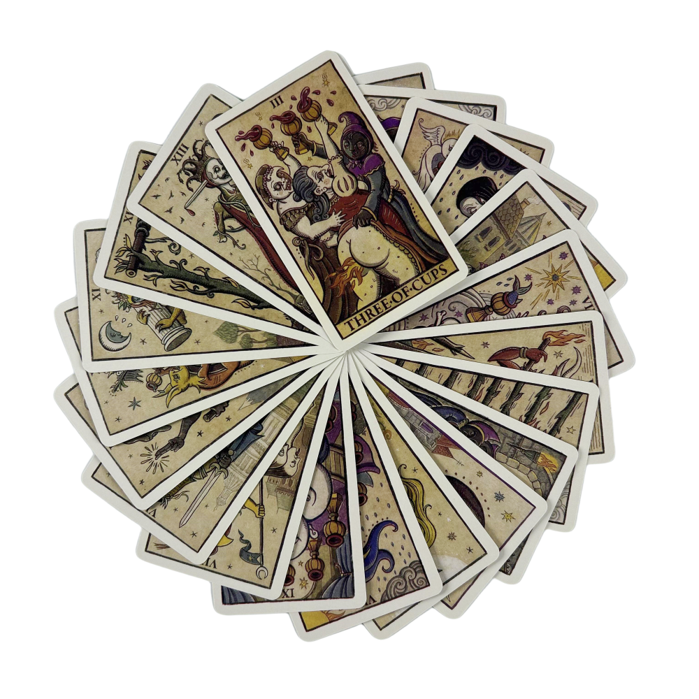 Moon Tarot Della Luna Deck Car - Board Game Illustration ulasan dan harga