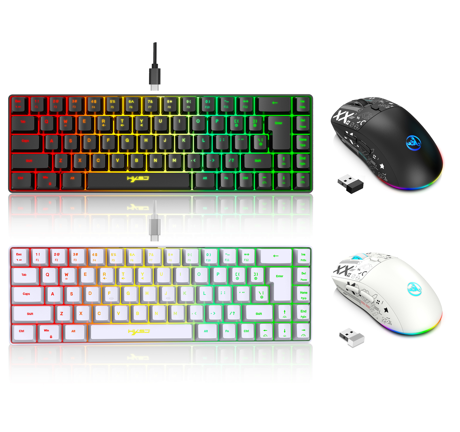60% gaming Keyboard and mouse  - Board Game Journal ulasan dan harga