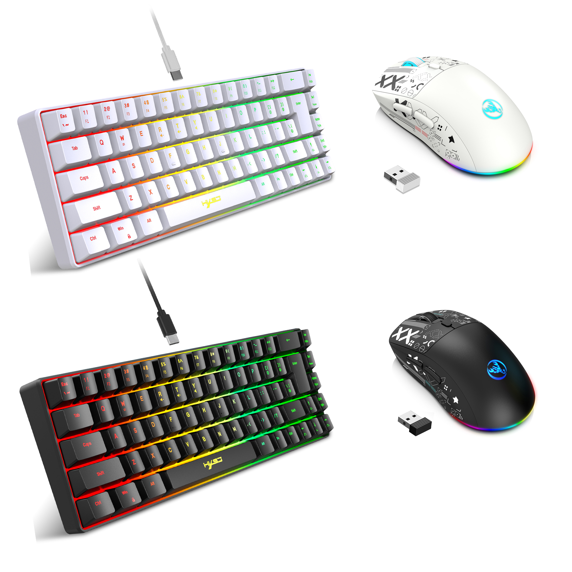 60% gaming Keyboard and mouse  - Board Game Journal ulasan dan harga