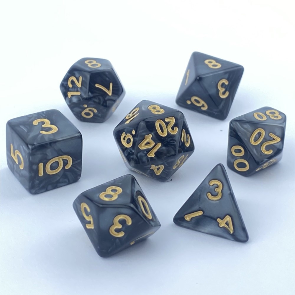 7pcs Dice Set Board Games Roll - Board Game Illustration ulasan dan harga