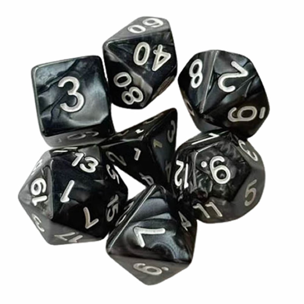 7pcs Dice Set Board Games Roll - Board Game Illustration ulasan dan harga