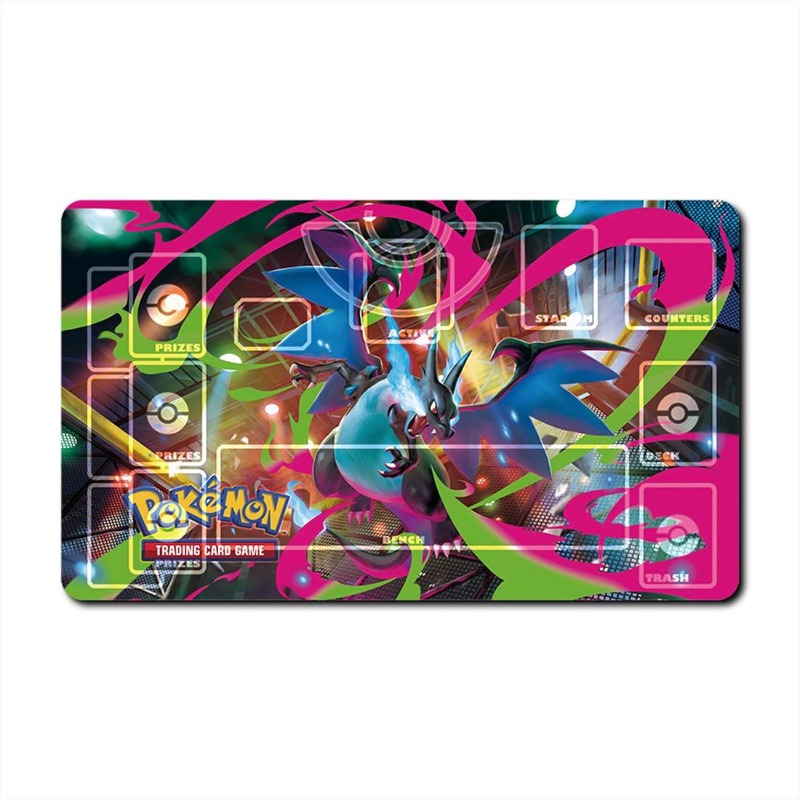 600x350mm PTCG Mew MegaChariza - Board Game China ulasan dan harga