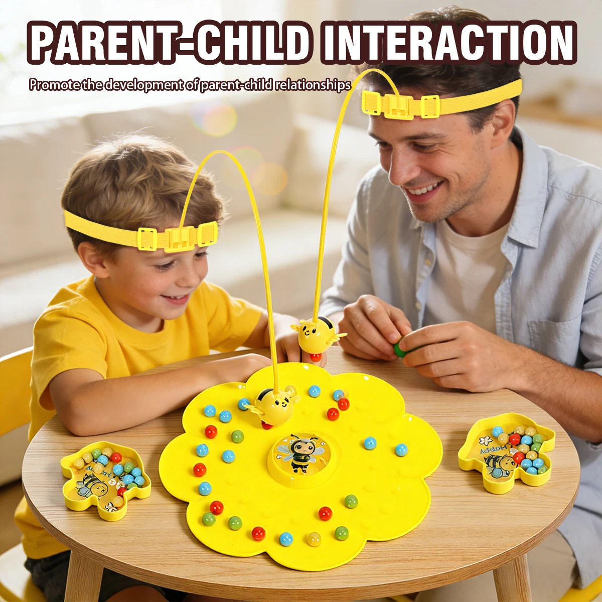1 set of cute bee-shaped board - Board Game Logo ulasan dan harga