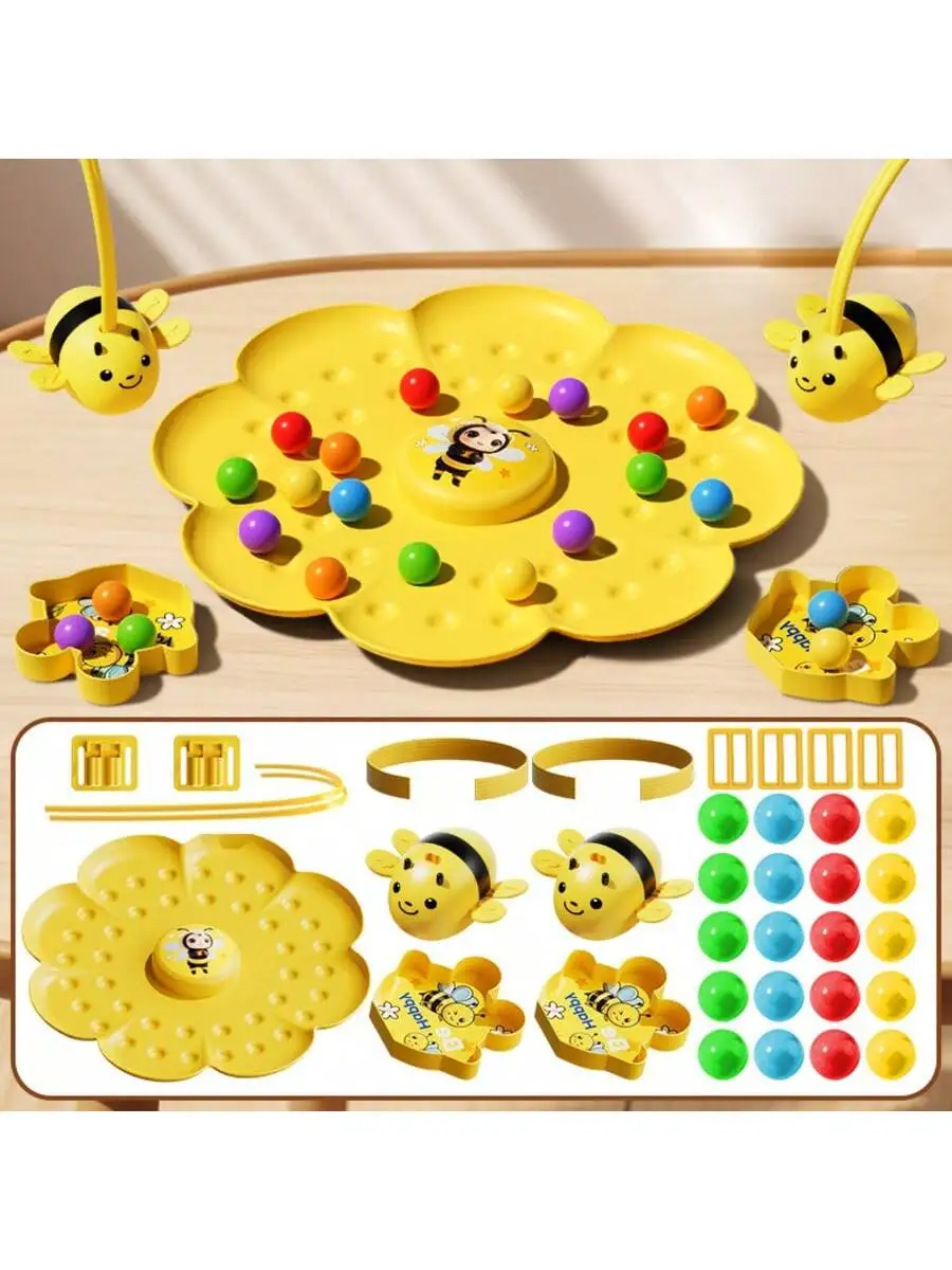 1 set of cute bee-shaped board - Board Game Logo ulasan dan harga