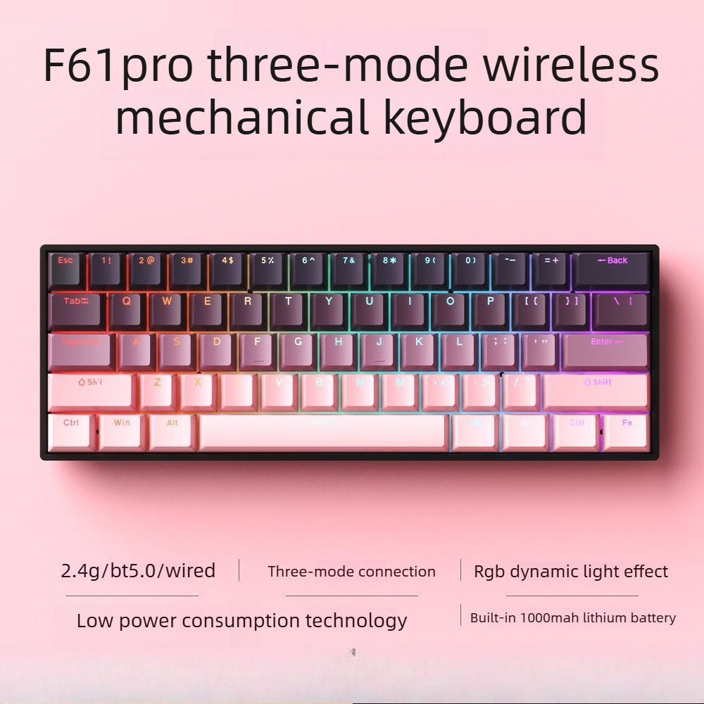 Wireless Gaming Mechanical Key - Board Game Journal ulasan dan harga