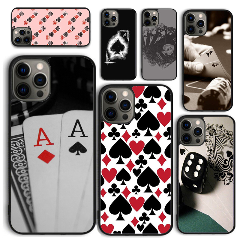 Poker Playing Cards Phone Case - Board Game Logo ulasan dan harga