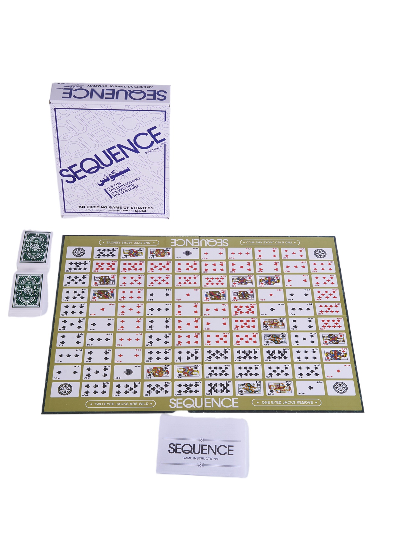 Adult Casual Table Games Arabi - Board Game Sequence ulasan dan harga