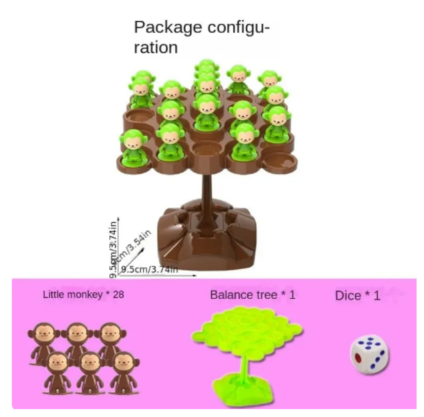 Monkey Balance Tree Focus Bala - Board Game Recommendation ulasan dan harga