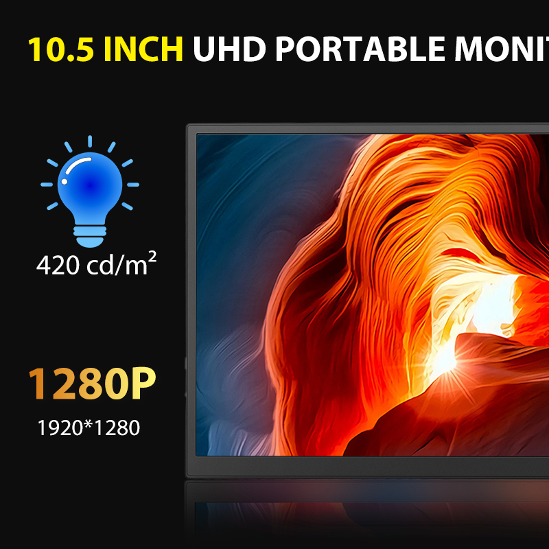 10.5 inch Portable Monitor 128 - Board Game Journal ulasan dan harga
