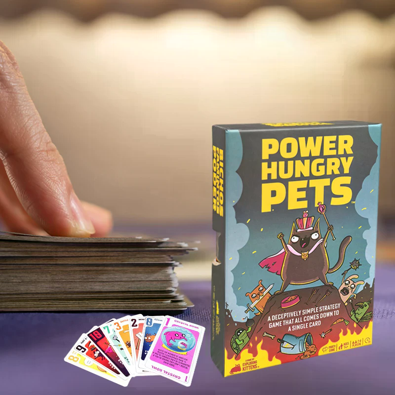 Power Hungry Pets Card Game Fa - Strategy Board Game ulasan dan harga