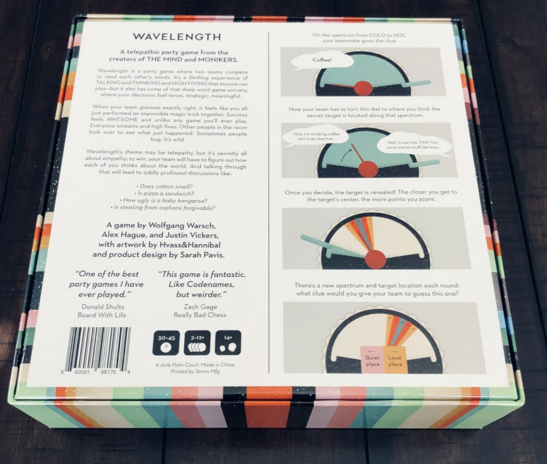 Wavelength Telepathic Party Ca - Board Game Logo ulasan dan harga