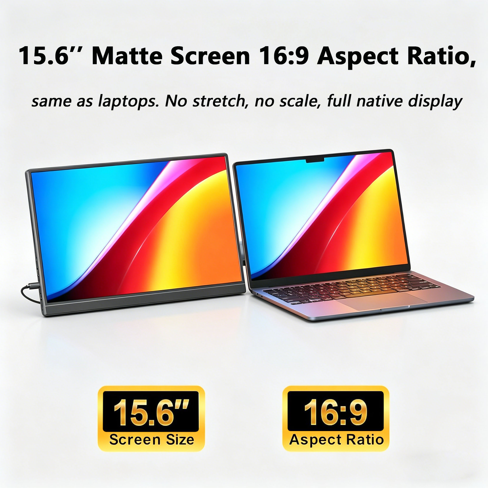 15.6 Inch 1080P Portable Monit - Board Game Journal ulasan dan harga
