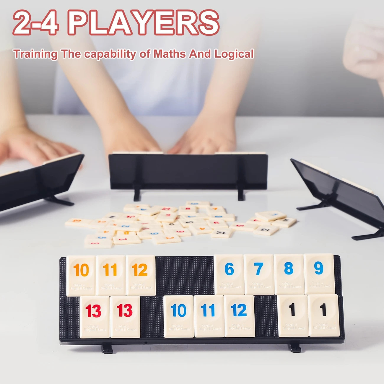 Rummy Cube Game with 4 Racks,R - Board Game Sequence ulasan dan harga