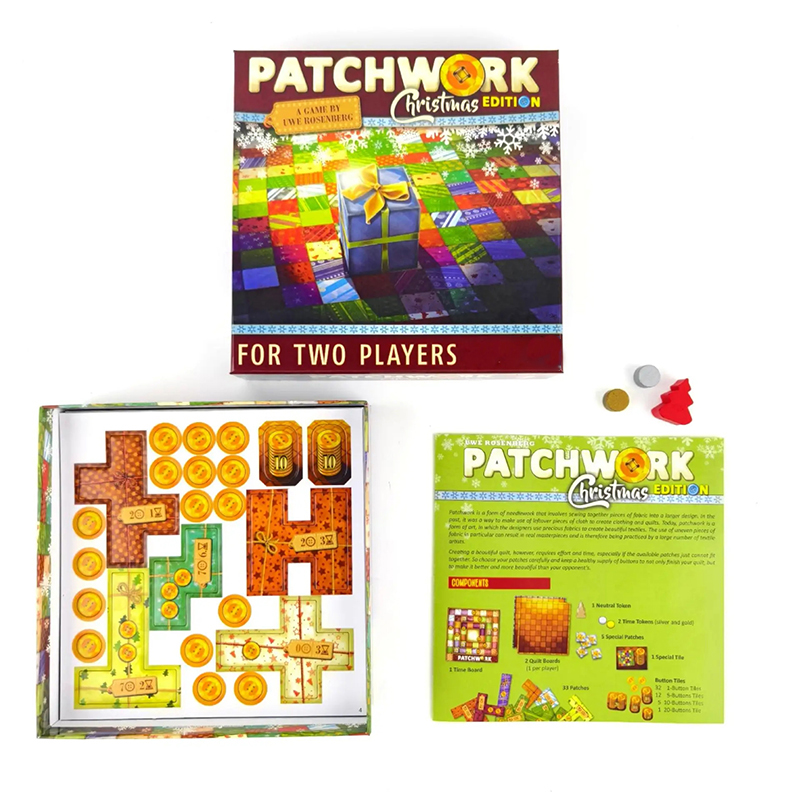 New Patchwork Christmas Board  - Board Game Sequence ulasan dan harga