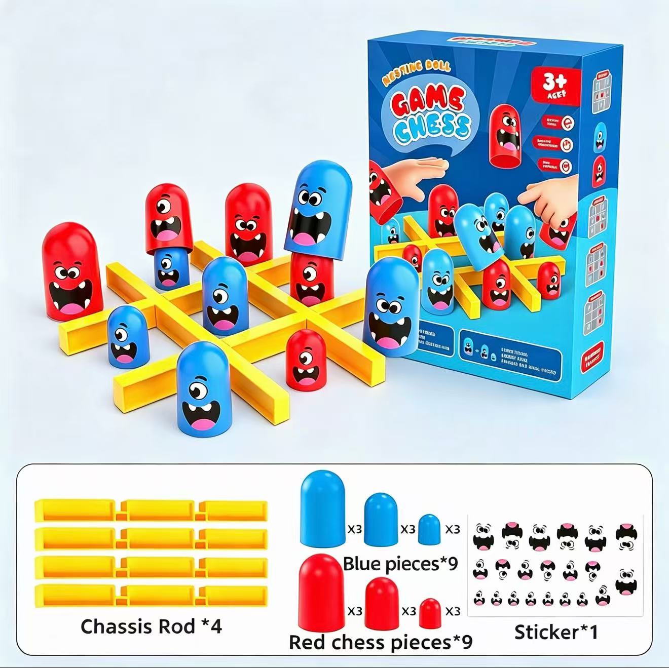 Tic-Tac-Toe Eat-and-Be-Sized S - Board Game Recommendation ulasan dan harga