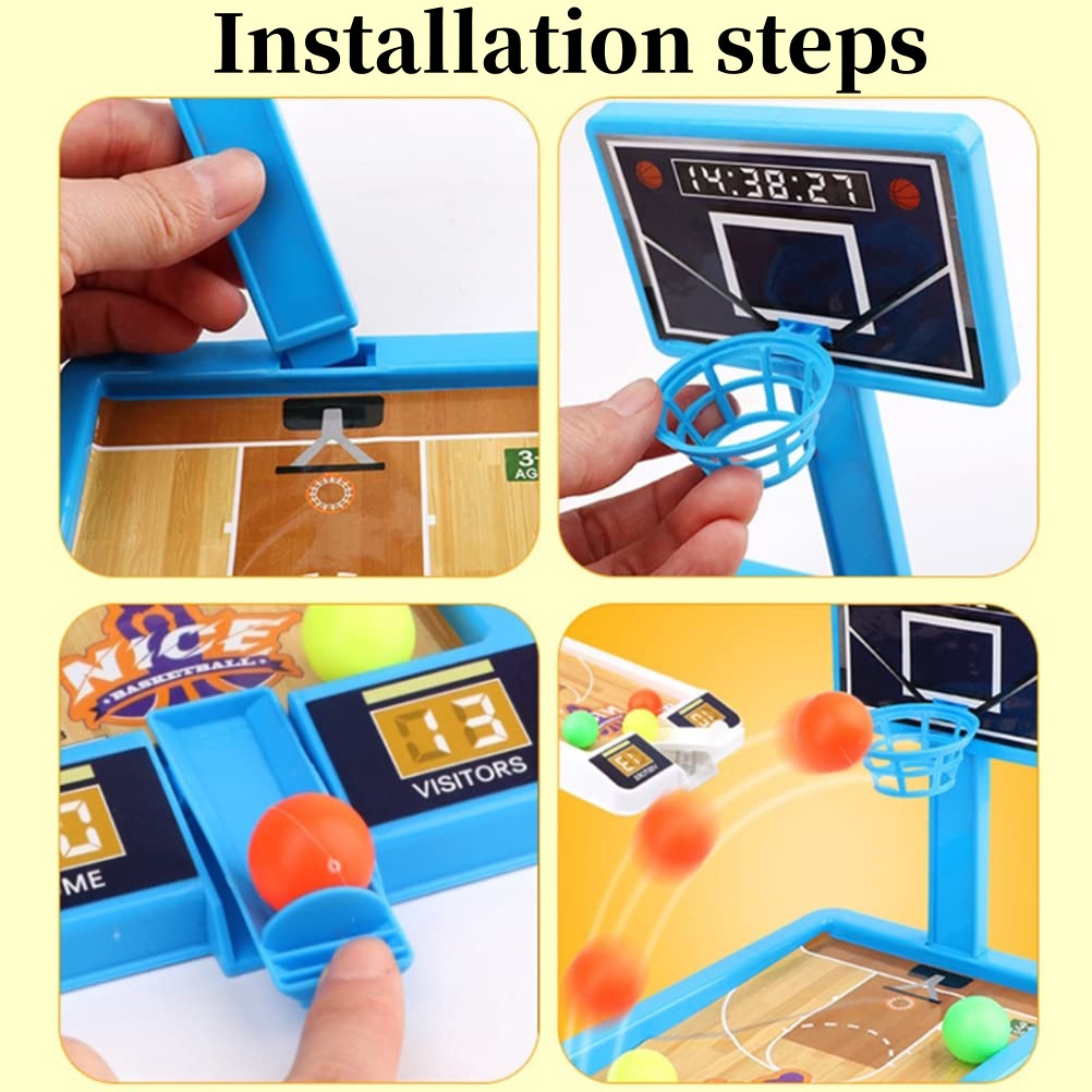 Mini Basketball Finger Shootin - Board Game Logo ulasan dan harga